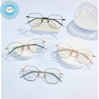 Gọng kính kim loại mã 6109